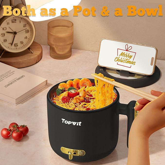 TOPWIT 1.2L Mini Rice Cooker &amp 1.8L Electric Pot