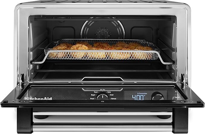 KitchenAid Digital Air Fry Countertop Oven KCO124BM Black Matte