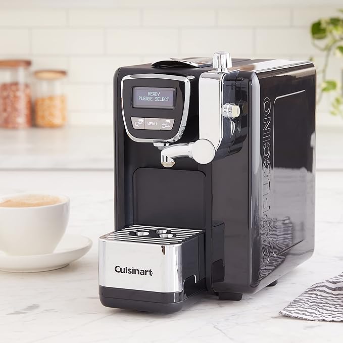 Cuisinart Espresso Cappuccino &amp Latte Machine Fully Programmable Single &amp Double Serve EM-25