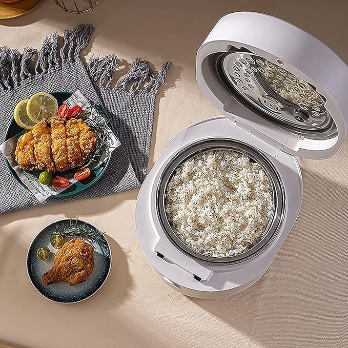 Low-Sugar Rice Cooker Household Multi-Function Rice Cooker 304 Stainless Steel Inner 24H ReservationRice Soup Separated(B) (B)