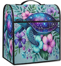 Kitchen Aid Mixer Cover Animal Turtle Flower Stand Mixer Cover Compatible with 6-8 Quarts Stand Mixers Dust Covers with Zipper Pocket Foldable Washable Kitchen Aid Organizer Bag