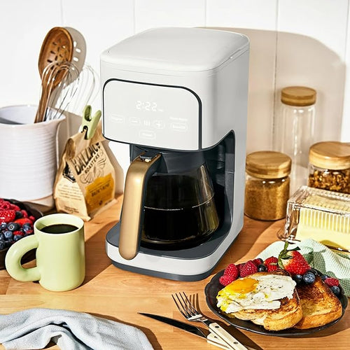 12 Cup Programmable Coffee Maker by Drew Barrymore White Icing