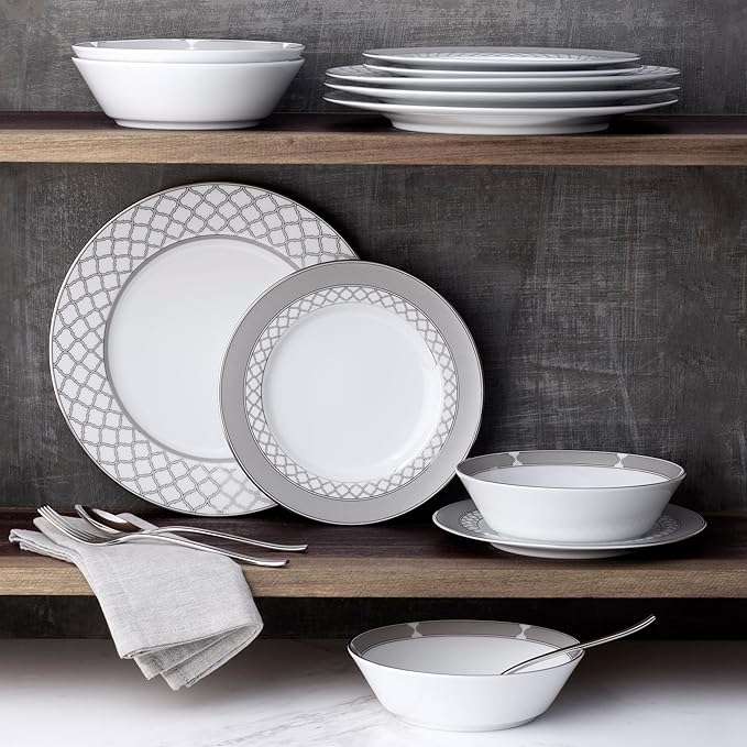 Noritake Eternal Palace 12-Piece Dinnerware Set Service for 4
