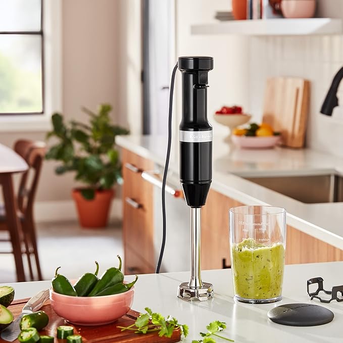 KitchenAid Variable Speed Corded Hand Blender KHBV53 Onyx Black