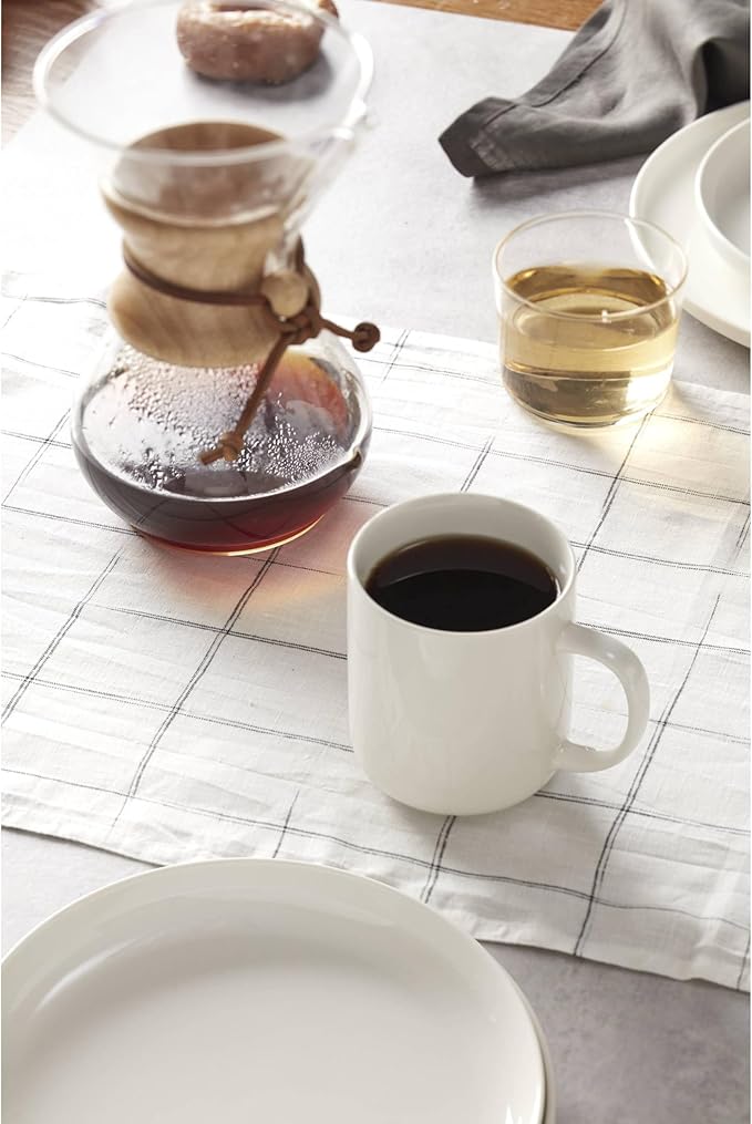 Oneida 895950 24 Seven White Mugs Back To College Dorm Essentials White Set Of 4