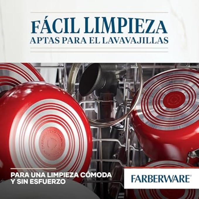 KitchenAid 84845 10-Pc. Hard Anodized Nonstick Ceramic Cookware Set - Empire Red