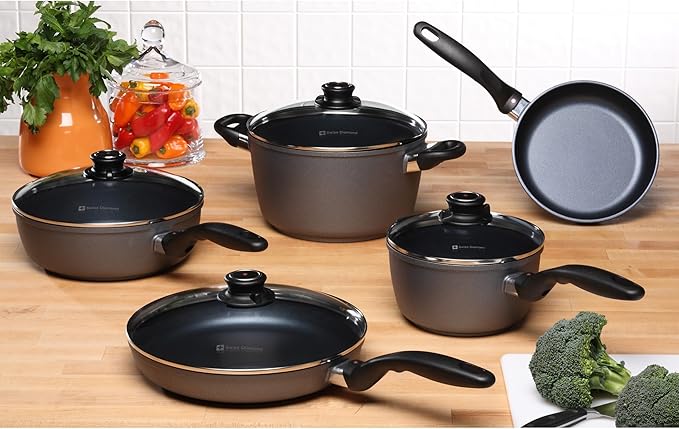 9 Piece Set Kitchen Essentials Black