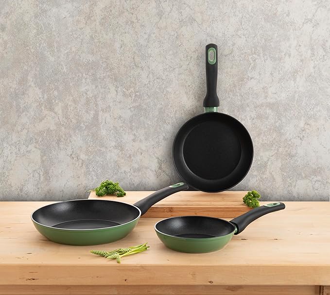 Quid Aspen 3-Piece Forged Aluminium Pan Set 18-22-26 cm