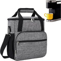 Coffee Maker Carring Bag for Keurig K-Mini/K-Mini Plus Storage Tote Case for Travel Grey