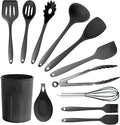 MegaChef Tool Cookware Utensil Set 12 Piece Black