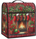 cfpolar Kitchen Aid Mixer Cover Compatible with 6-8 Quarts Christmas Stockings Xmas Stand Mixer Cover Kitchen Aid Mixers Accessories Appliance Organizer Bag Dust Covers with Zipper Pocket