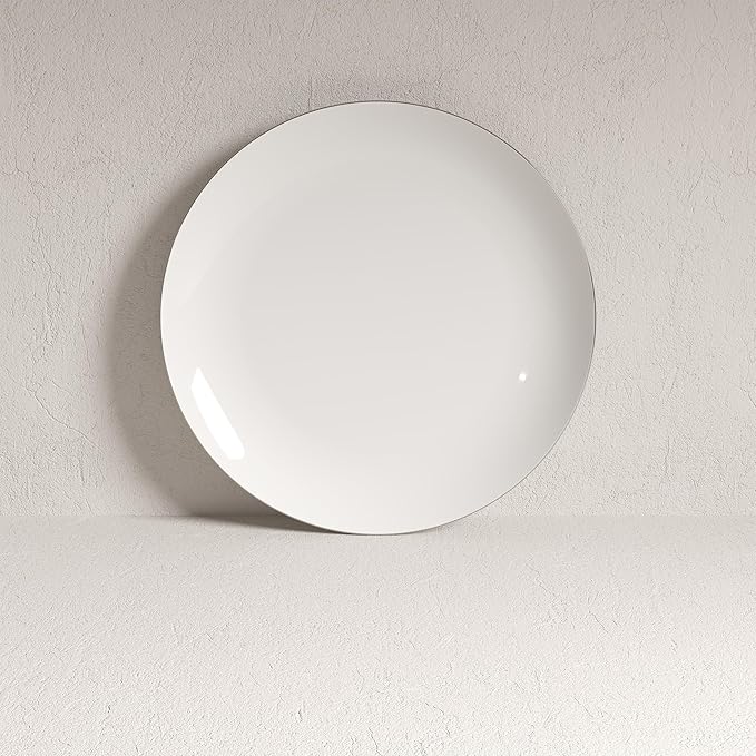 Premium Ceramic Dinnerware Sets. Plates and Bowls Sets. Dish Set. Dishes Set for 4. Platos De Cocina Dishwasher Safe White