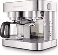 Espressione Combination Stainless Steel Espresso + Coffee Maker 10 cups