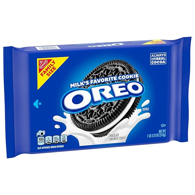 OREO Chocolate Sandwich Cookies Family Size 12 - 18.12 oz Packs