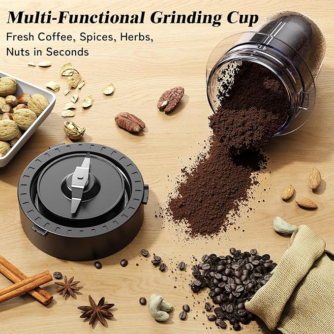 Blenders for Kitchen Countertop Smoothie Blender with 51oz Glass Pitcher Grinder &amp To-Go Cup Combo 10 Speeds Digital Touchscreen Blender for Smoothies Shake Crush Ice Dishwasher Safe