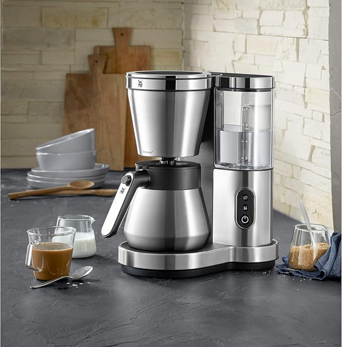 WMF Lono Aroma 800 W Drip Coffee Machine Electric Coffee Pot with Thermos Filter Coffee 8 Cups Swivelling Filter Removable Water Tank Automatic Shut-Off