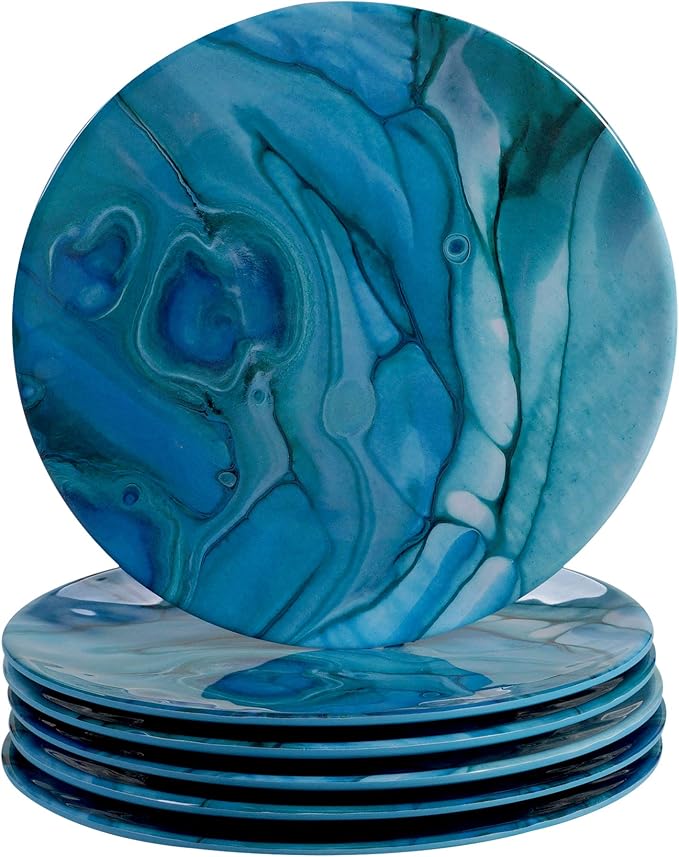 Fluidity 12 piece Melamine Dinnerware Set Service for 4