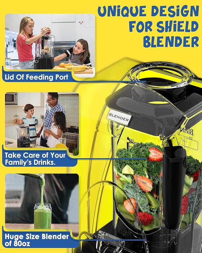 Commercial Quiet Blender K90 Grey with Black