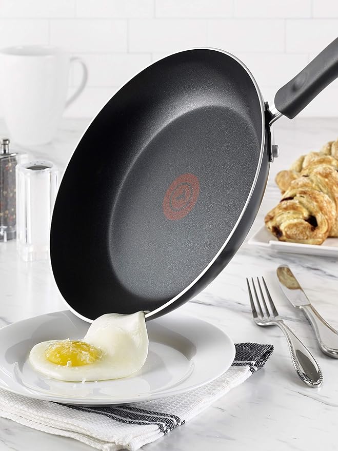T-Fal Everything in Kitchen Total Nonstick Diswasher Safe Pots and Pans Cookware Set 20-PC Black