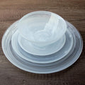 Red Pomegranate NUAGE 16 PCS. DINNERWARE SET IVORY 11 8 6.5 (0807-0)