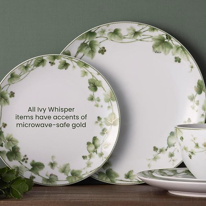 Noritake Ivy Whisper 12-Piece Dinnerware Set Service For 4