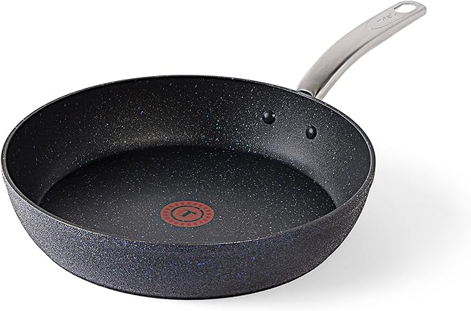 T-FAL StoneShield 10/ 26cm Frypan Non-Stick Anti-Warp Rock Texture Dishwasher &amp Oven Safe Easy to Clean