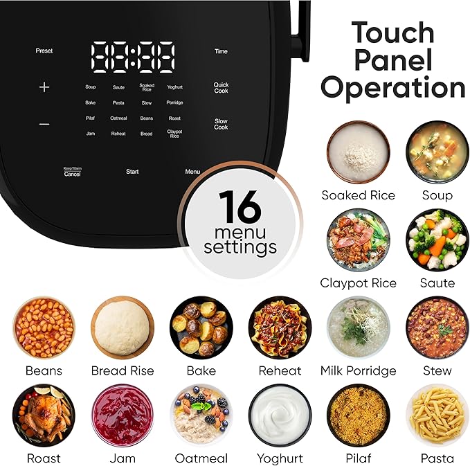 Tartle Kitchen IH103 Pressure Induction Heating Rice Cooker and Warmer 6 cup - Japan style - IH Technology with Steamer (1.5L)