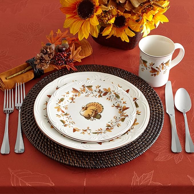 Pfaltzgraff Autumn Berry 16 Piece Dinnerware Set Service for 4 Multi Colored
