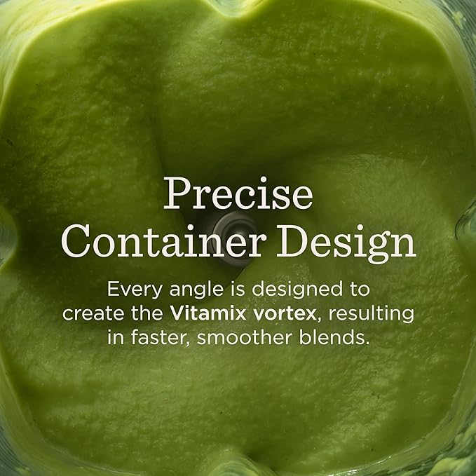 Vitamix 48-Ounce Blender Container with SELF-DETECT Dishwasher-Safe BPA-Free Container Laser-Cut Stainless-Steel Blades Tamper Included Compatible with All Full-Size Vitamix Blenders