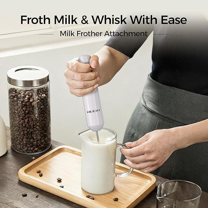 Cordless Hand Blender12V Rechargeable Immersion Blender with 60+ Bowl Battery Life4-Point Stainless Steel BladeVariable Speed &amp Egg Whisk - for SoupsSmoothies Baby Food