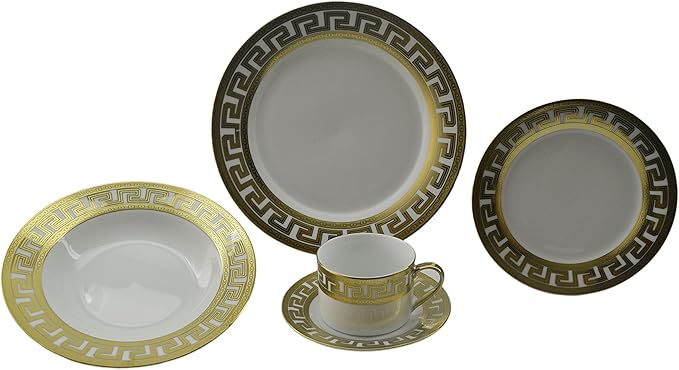 Three Star YL7600 Dinnerware Sets Gold
