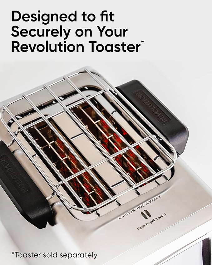 Revolution Toaster Warming Rack for Revolution Toasters Easily Warm Up Pizza Cookies Croissants Buns Muffins Pastries &amp More