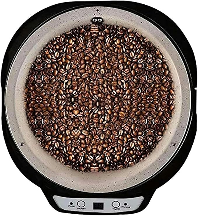 Home Coffee Torrant Machine Coffee Storyer Machine Coffee Domestic Stick with 500g Timing Function （Black）
