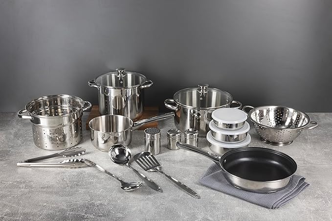 Renberg Luca RB Cookware Set 18 Pieces