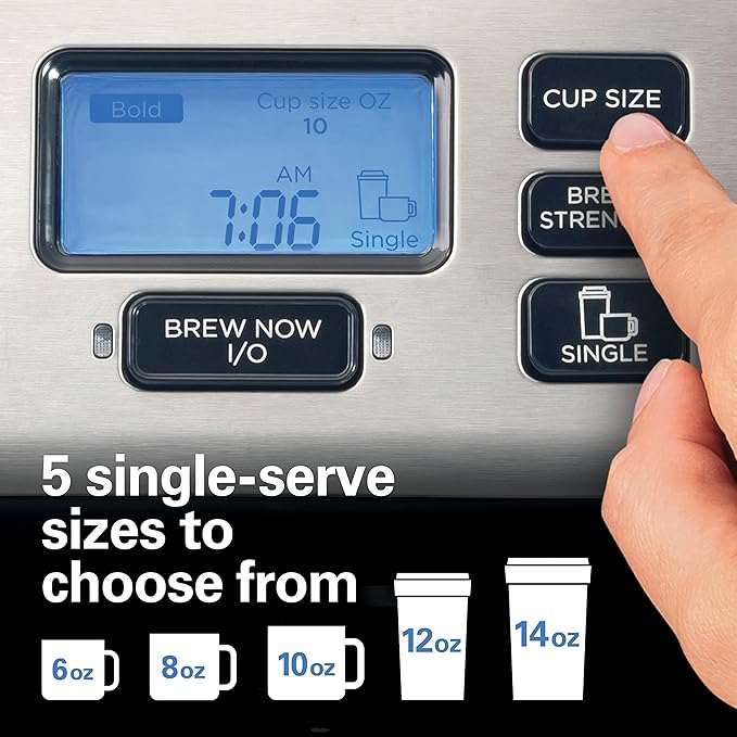 Hamilton Beach FlexBrew Trio 2-Way Coffee Maker Compatible with K-Cup Pods or Grounds Combo Single Serve &amp Full 12c Thermal Pot Black and Stainless – Fast Brewing