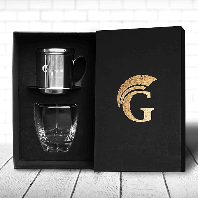 Vietnamese Coffee Maker Filter Phin Small French Press Portable Cup Single Serve Coffee Makers Gift for coffee lovers