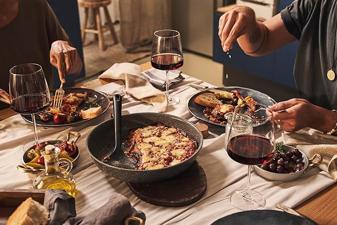 Ballarini Vinci Z1029-792 Vinci Frying Pan 7.9 inches (20 cm) / 10.2 inches (26 cm) Dedicated Handle 3-Piece Set Made in Italy IH Compatible Ceramic Coating