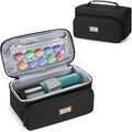 CURMIO Carrying Case Compatible with OutIn Nano Portable Electric Espresso Machine Camping Coffee Maker Travel Bag with Pockets for Capsules and Accessories Black