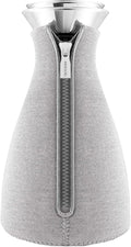 Eva Solo Cafe Solo Coffee Maker with Woven Cover 1 Liter (Woven Light Grey) Standard