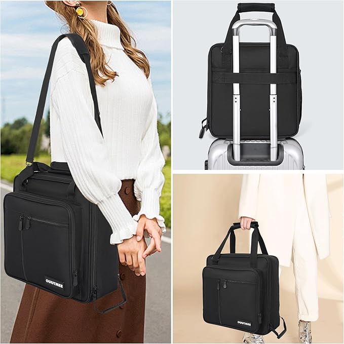 Coffee Maker Carrying Bag Compatible with Keurig K-Mini or K-Mini Plus Single Serve Coffee Brewer Portable Storage Bag with Extra Pockets Storage Tote Case With Multiple Pockets for K-Cup