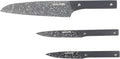 Salter BW076131 3-Piece Non-Stick Megastone Knife Set Stainless Steel