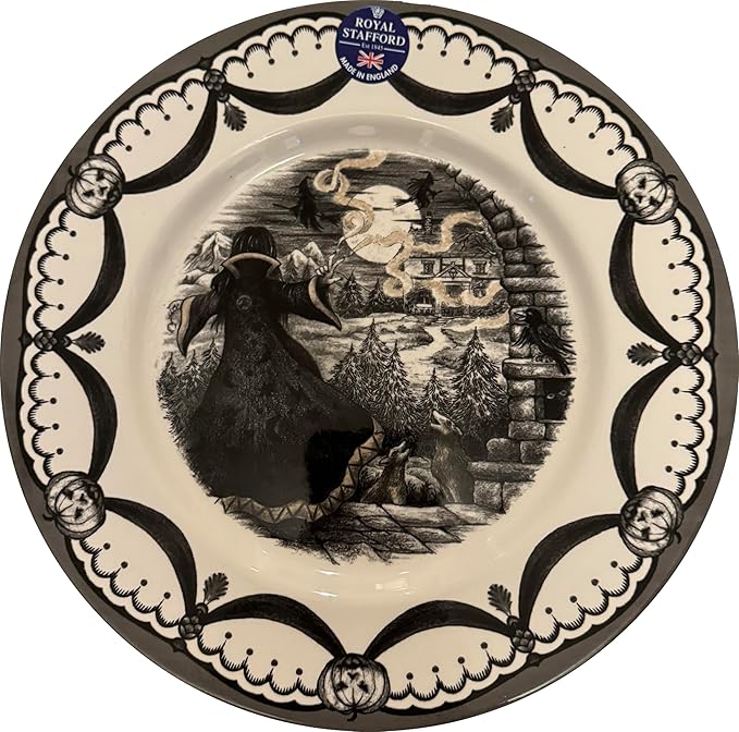 Royal Stafford Halloween Dinnerware (Guardian Dinner Plates - Set of 4)