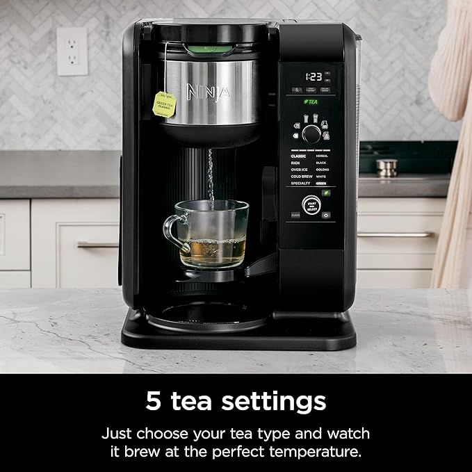 Shark Ninja CP307 Hot and Cold Brewed System W/Thermal Carafe Coffee Maker Black
