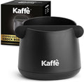 Kaffe Knock Box Espresso (6x4) - Shock Absorbent Knock Box w/Non Slip Base &amp Removable Rubber Knock Bar - Coffee Knock Box &amp Coffee Grounds Container Disposal - Espresso Machine Accessories