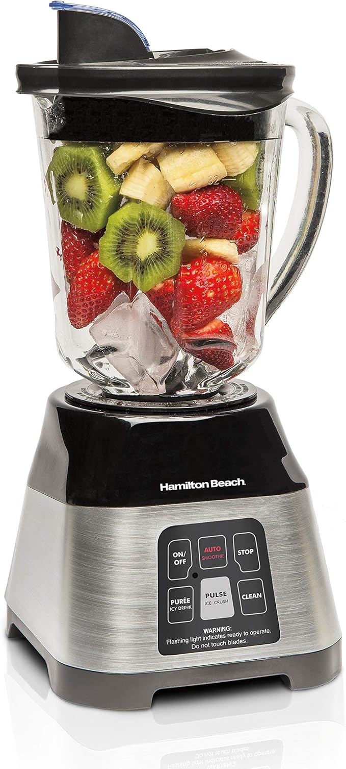 Hamilton Beach FlexBrew Trio 2-Way Coffee Maker Compatible with K-Cup Pods or Grounds &amp Blender for Shakes and Smoothies with 5 Functions Including Auto Smoothie Cycle