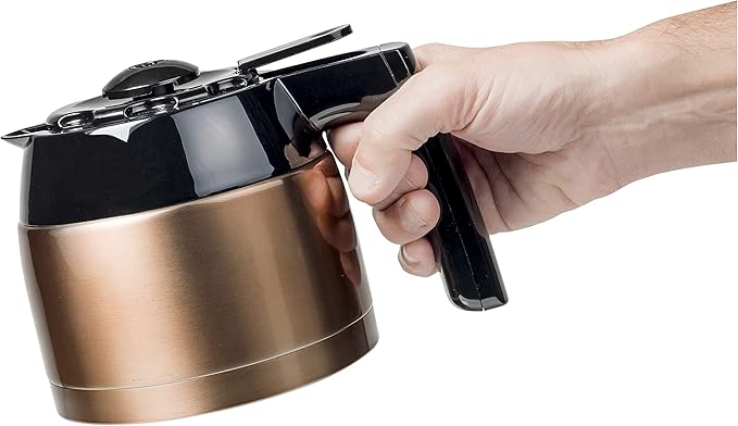 Bestron Coffee Maker with 8 Cups 900 W Stainless Steel Copper Effect