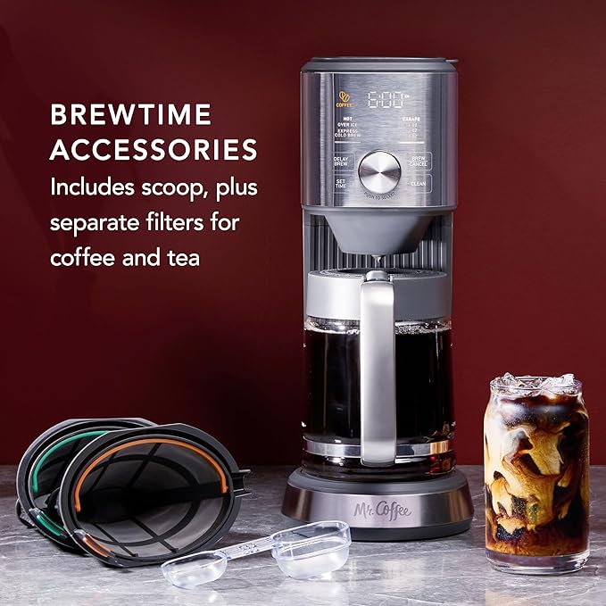 Mr. Coffee Hot &amp Cold Brew Coffee Maker &amp Tea Brewer