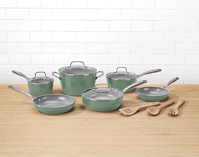Cuisinart 52G-13SG GreenChef® Ceramic nonstick cookware Set
