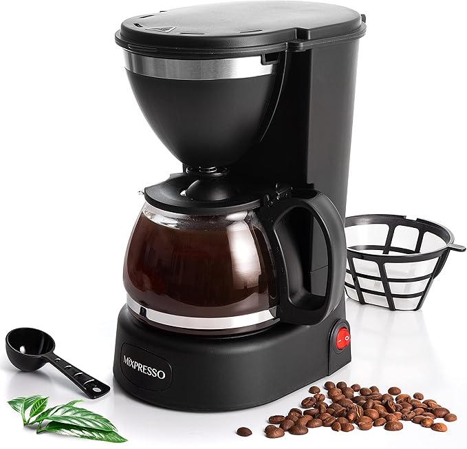 Mixpresso Drip Coffee Maker Coffee (6 Cups) Black