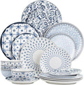 BTaT- Dinnerware Sets for 4 12 pcs Ceramic Dinnerware Sets